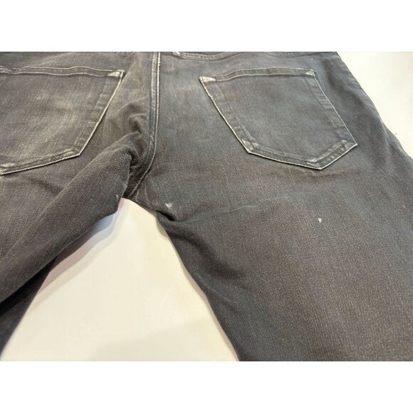 Saint Laurent Paris D02 Slim Fit Jeans in Washed Black - Picture 7 of 8